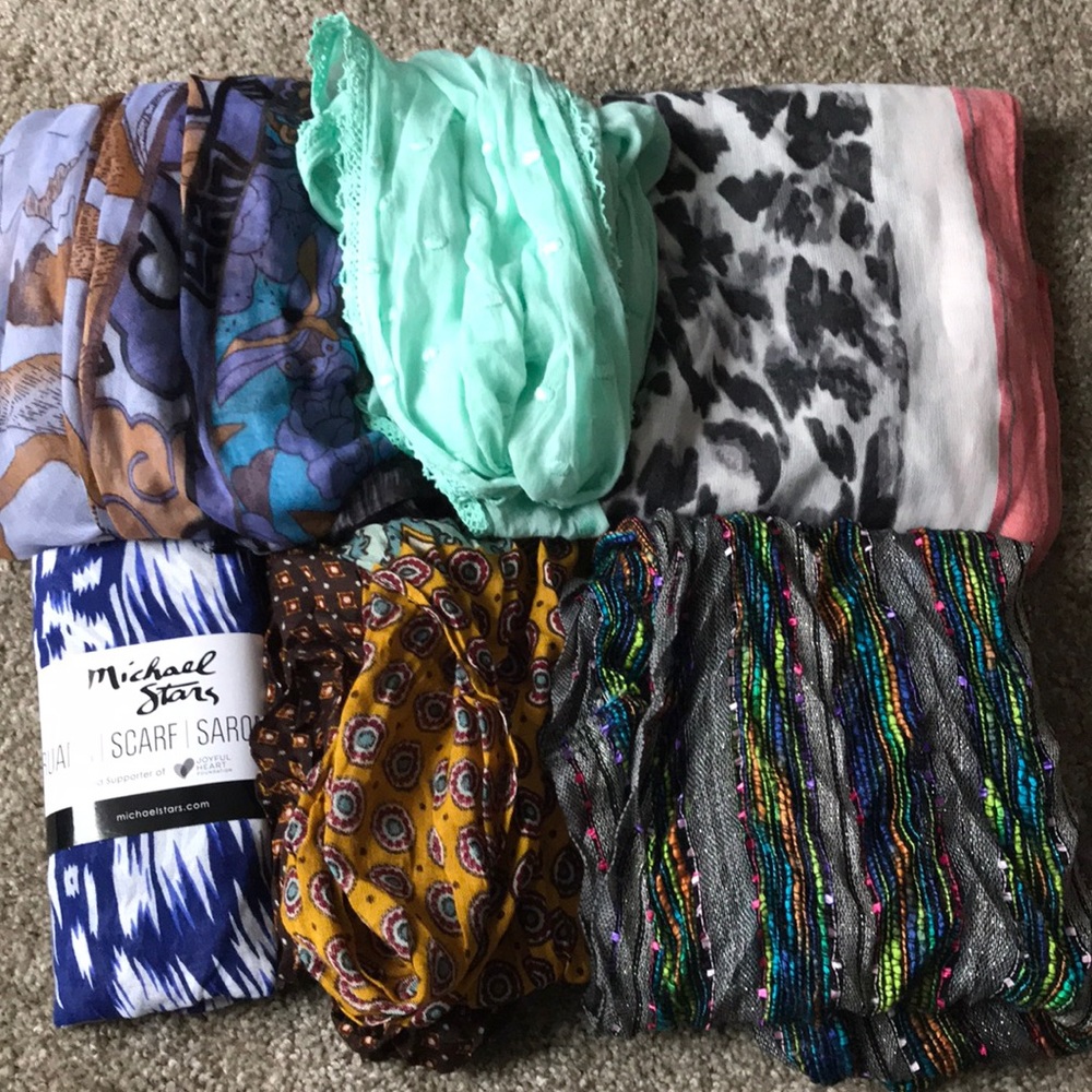 Scarf bundle! Includes all 6 ✨